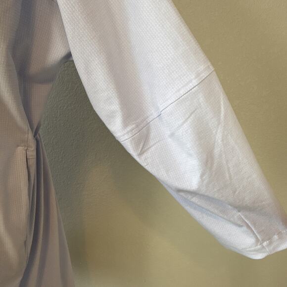 Lululemon Womens WovenAir Snap Button Front Dress Size 4 Heathered Pastel Blue - Picture 4 of 12